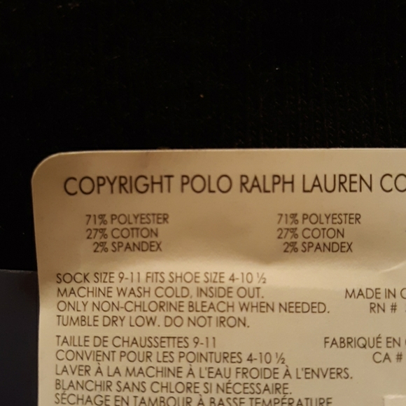 🚨 Ralph Lauren Polo Socks 6pair NEW - Picture 4 of 6